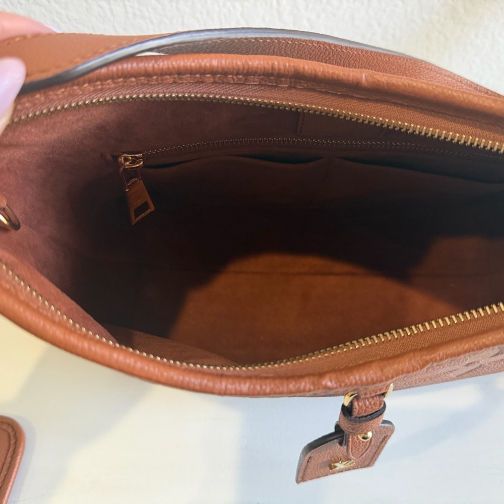 Louis Vuitton Tan Embossed Shoulder Bag - Picture 11 of 11
